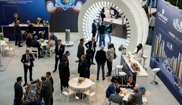 Messestand der Firma Corrada auf der Coiltech 2023