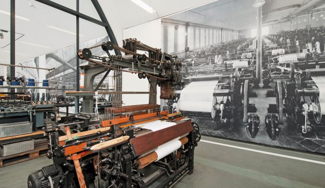 Maschinen im Textil- und Industriemuseum