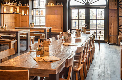 Restaurant der Brauerei Riegele
